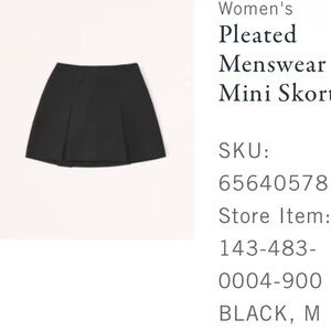 Abercrombie men’s wear skort size M